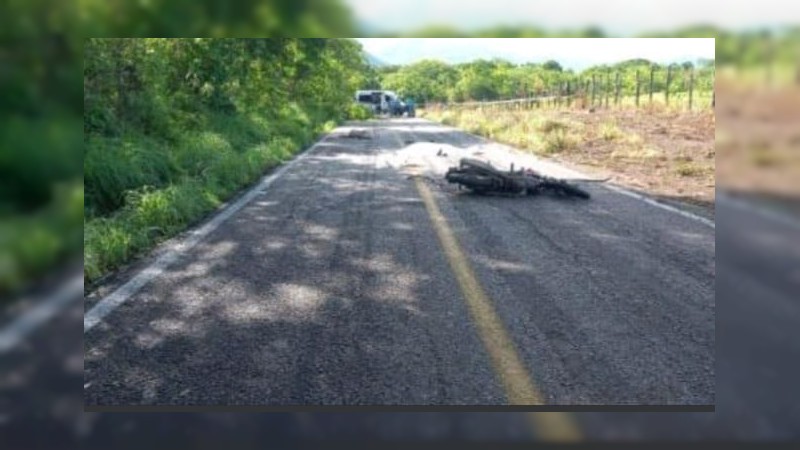 Camioneta atropella y mata a 2 jornaleros, en Aquila 